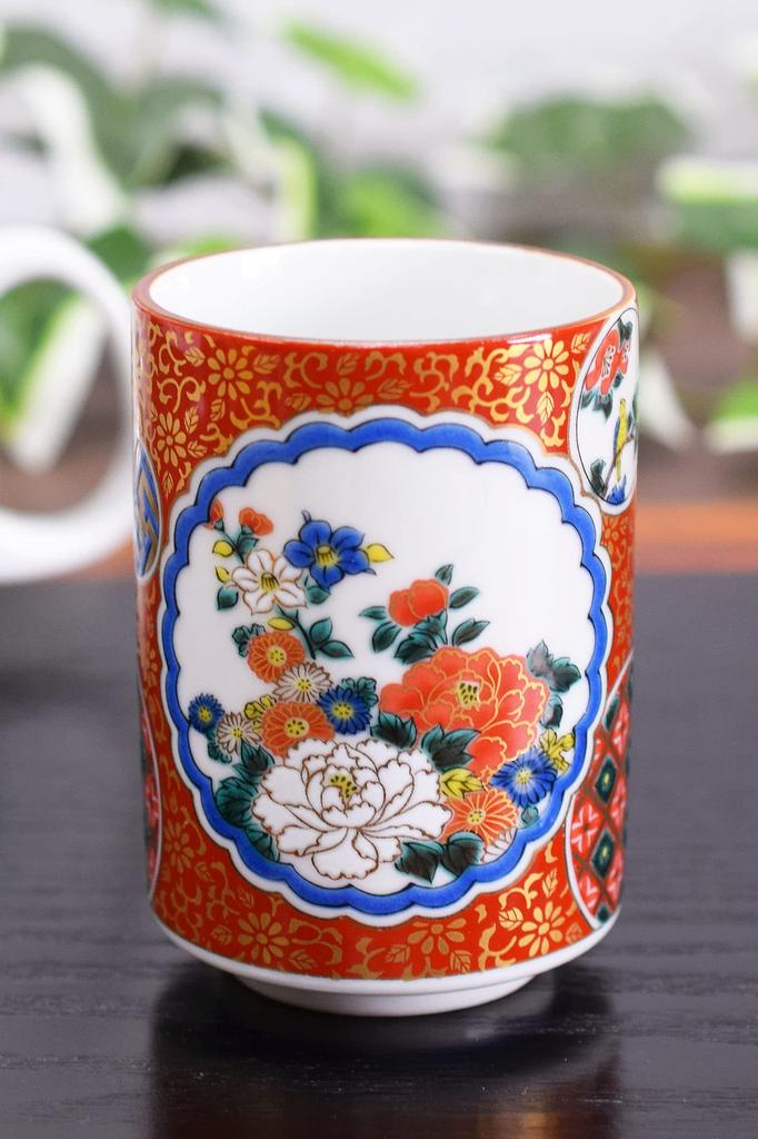 Waza No Kura: Stylish Kutani Ware Teacup, High-Quality, Shozo, Ceramic, Japanese Tableware, Made In Japan
