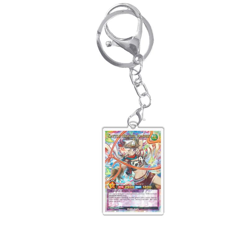 Keychains for Yugioh Rush Duel Rd Princess Cosmos Deathtacle Acrylic Pendant Backpack Ornament Decoration Anime Game Fans Gift