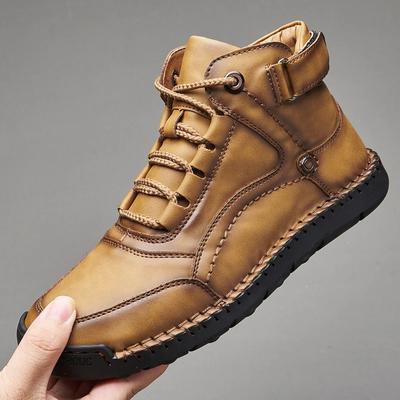 Modieuze leren schoenen Casual sneakers Loafers Enkellaarsjes Heren sneakers Sport en Vrije tijd Zacht en Comfortabel Heren Herfst Sneakers