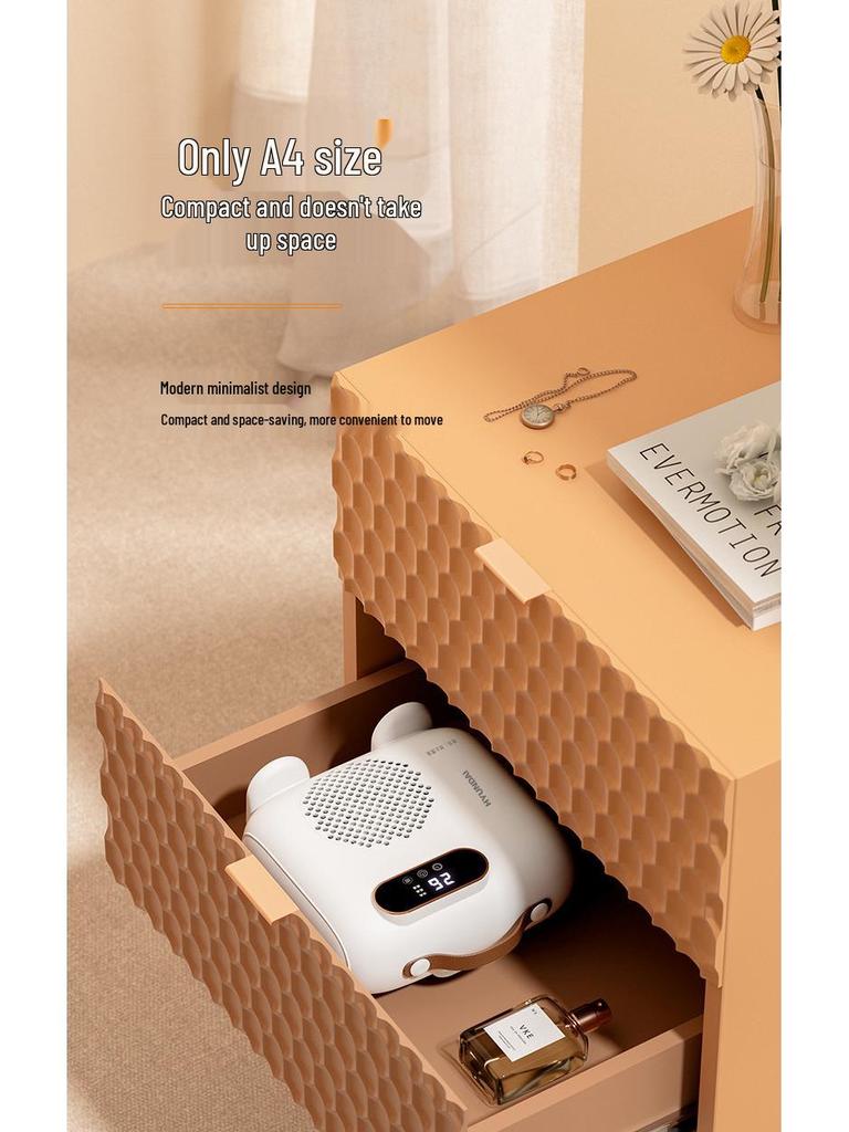 Hyundai Little Sun PTC Fast Heating Desktop Electric Heater - Energy & Power Saving Warm Air Blower for Home or Office.