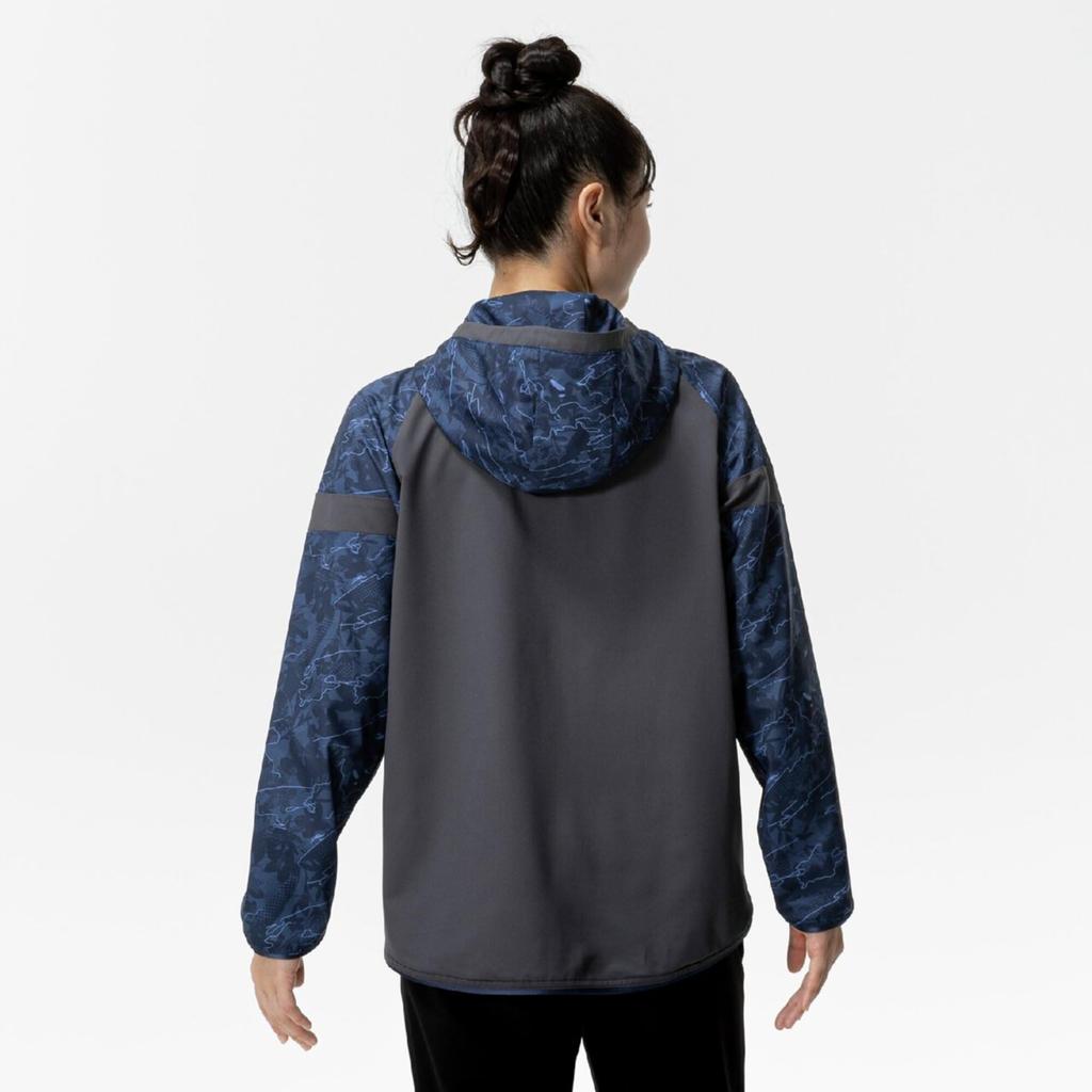 Mizuno Cross Hoodie Training Dark Blue Women's Wear, UPF50+ Jersey, 32MCC340,