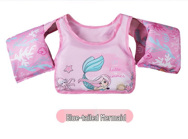 Cartoon Kids' Swimsuit & Water Play Gear: Armbands, Floats, Swim Rings, Life Jackets, Water Sleeves, Buoyancy Vests.