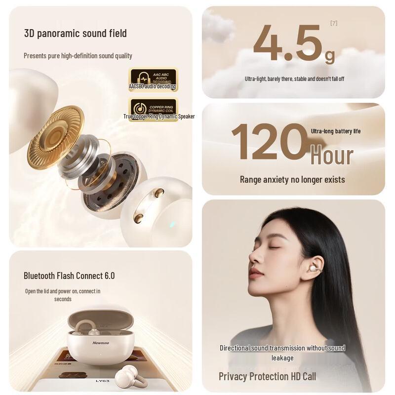 Newmine LY63 Pro Ear-clip Bluetooth Headset
