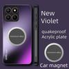 For Honor 400 Smart 5G Case AG Matte TPU+PC Magnetic Anti Fall Phone Back Cover For Honor X7D 4G 400 Smart 5G Shell Bumper Funda