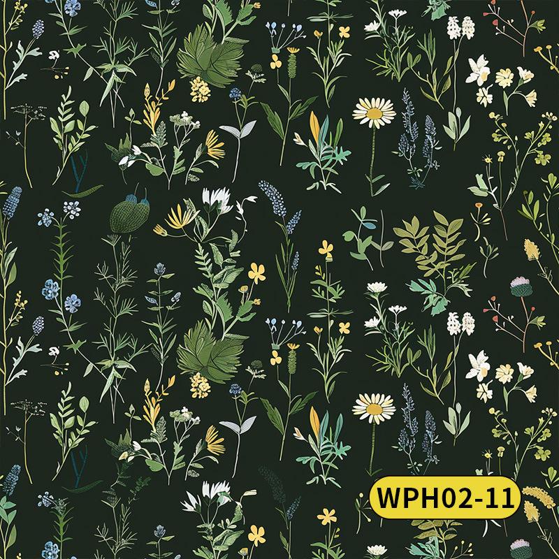 Vintage American Rose Wallpaper Bedroom Furniture Renovation Sticker Color Change Shoe Cabinet Wardrobe Door Sliding Door Transformation Wallpaper