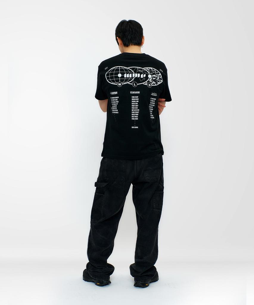 LAUGHER World Link T-Shirt - Black