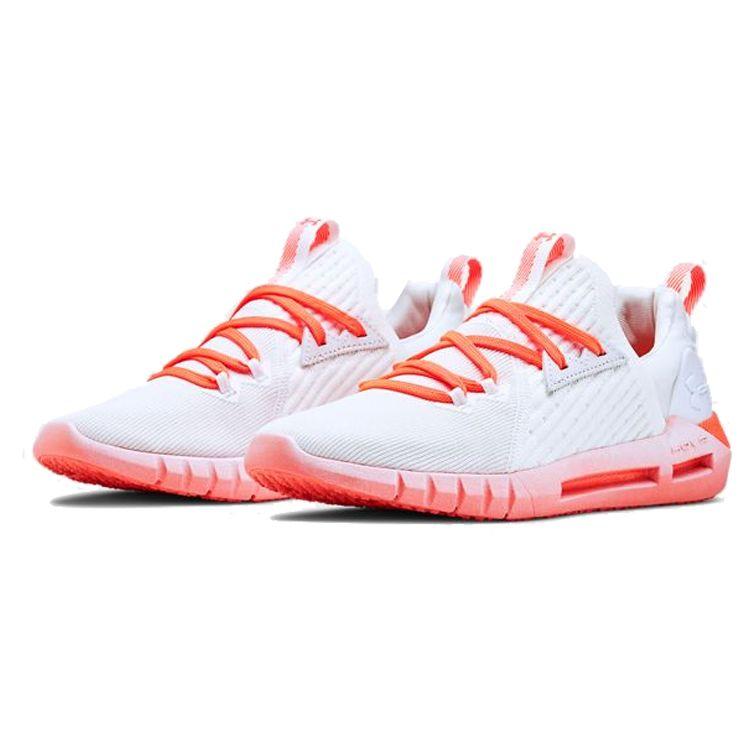 Under Armour HOVR SLK EVO Running Shoes White Orange Women 3021461-103