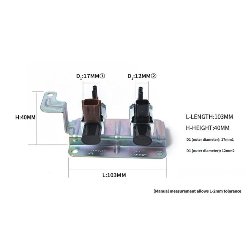 Engine Intake Manifold Vacuum Solenoid For Mazda 3 5 6 For CX-7 LF8218740 K5T81777 Direct Replacement Purge Control Valve