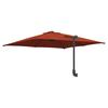 Garden Sun Umbrella Terracotta 248.5 X 247.5 X 160 Cm