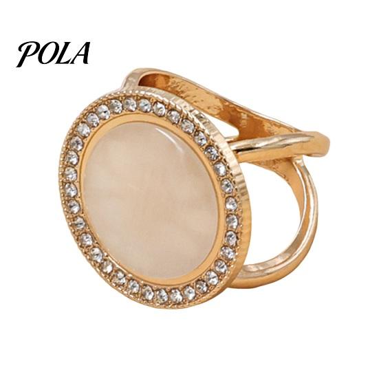 Rhinestone Scarf Ring Round Ring, Sparkling Slide Decorative Clip Holder for Women Neckerchiefs Silk Scarves Shawls Shirts Lightweight