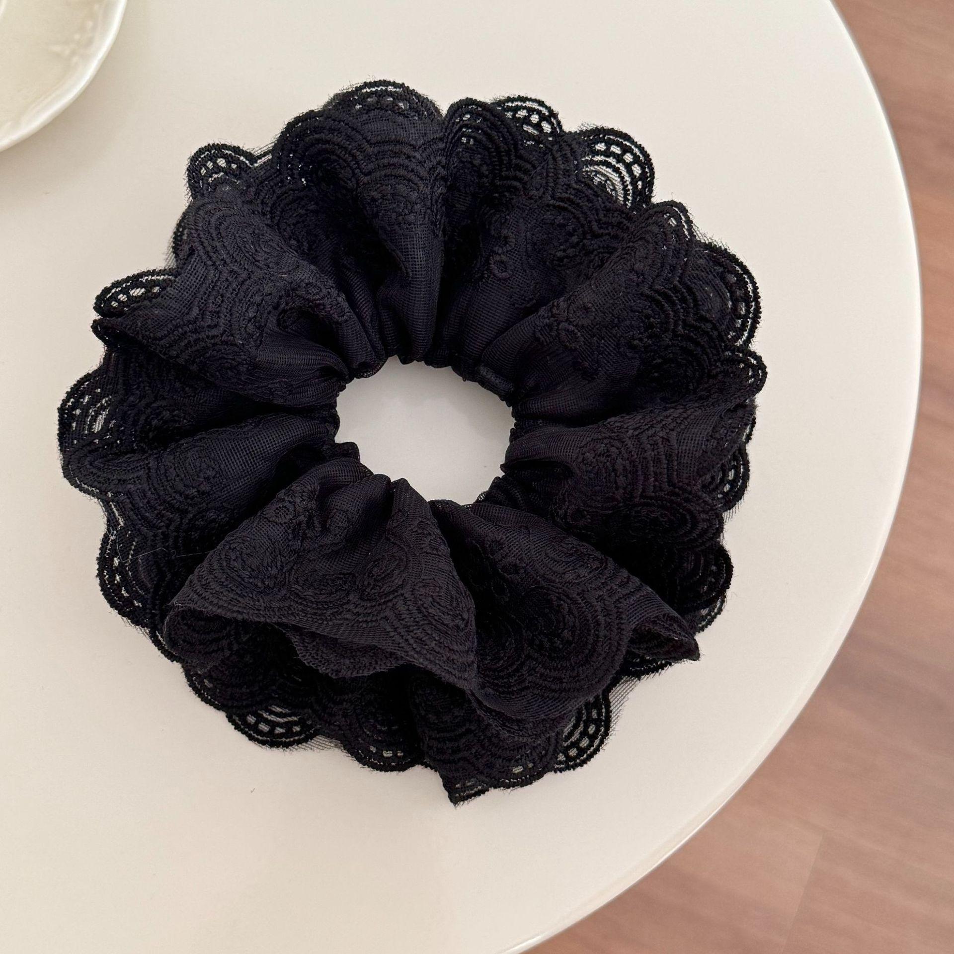 

новая ретро универсальная кружевная многослойная резинка для волос «большой кишечник» для хвостика, пучка, резинка для волос, аксессуары для волос для женщин