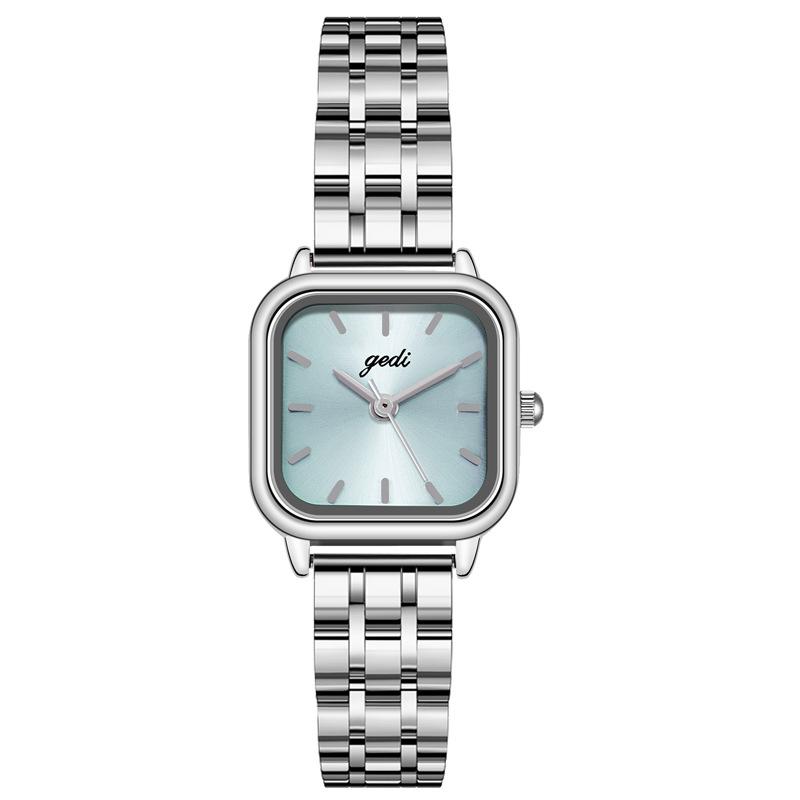 High-Value Women'S Watch, Simple And Exquisite, High-End Quartz Watch, Women'S Niche Square Steel Belt Watch