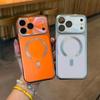 Luxury Electroplated Magnetic Case for iPhone 16/17 Pro Max - Drop-Proof Dual-Lens Protective Cover