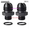 2pcs ORB -6 -8 O-ring Boss AN6 AN8 To 6AN 8AN Male Adapter Fitting