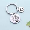 Cute Panda Stainless Steel Keychain Lovely Cartoon Design Fashion Keyring Practical Backpack Pendant for Students