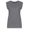 Shop   Round Slub Cotton Double Sleeve Tank Top Beige Dai Wsh 0519