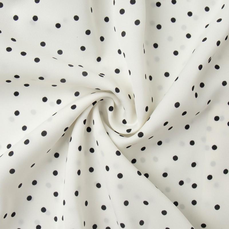 French Polka Dot Tie Shirt 2026 Loose Chiffon Blouse Long Sleeve Bubble Top