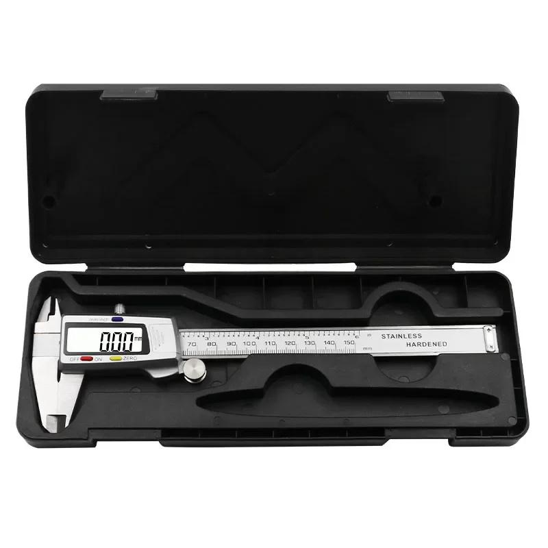 Measuring Tool Stainless Steel Digital Caliper 6 "150mm Messschieber Vernier Calipers Ruler New Paquimetro Measuring Instrument