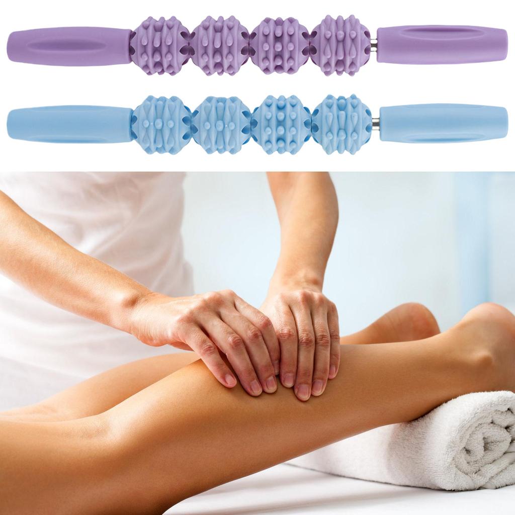 Compact Muscle Roller Stick Designed for Effective Relief and Flexibility Improvement in Thighs Calves and Shins Pink