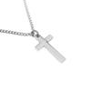 Men's Necklace Cross Pendant Surgical Steel Betcha Cross