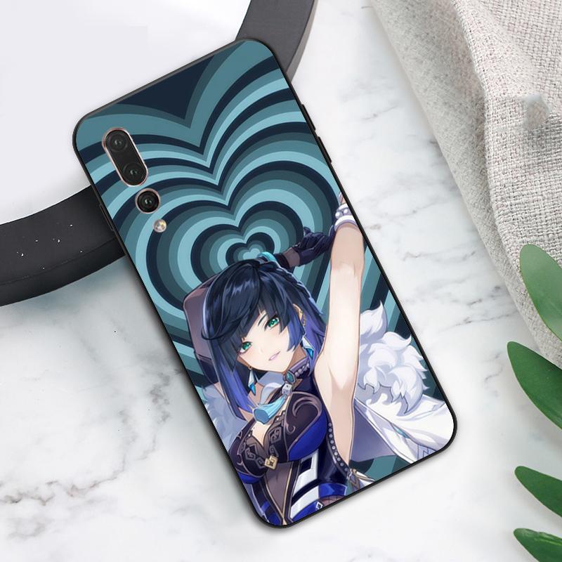 Yelan Genshin Impact Hülle Für Huawei Nova Y73 Y72 Y70 Y90 Y60 Y61 Y91 12s 12i 11i 8i 9 10 SE P40 Lite P60 P30 Pro
