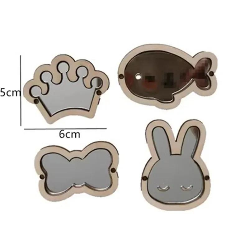 New DIY Montessori Busy Board Wooden Accessories Gear Hand Wheel Alarm Clock Animal Mirror Educational toys For Children Gifts