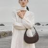 Neue Leder-Halbmondtasche Retro Nischen-Leder-Schultertasche Unterarmtasche Damen Vielseitige Umhängetasche