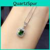 Gorgeous Shape Bella Box Square Elegant Pendant Necklace For Women Charm Wedding Engagement Clavicle Chain Female Gifts