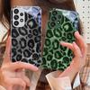 Graues Leoparden-Twill für Samsung Galaxy S10 4G S20 11E 30 S21 22 S24 Fe Pro S23 S25 Ultra 5G S9 Gehärtetes Glas Handyhülle