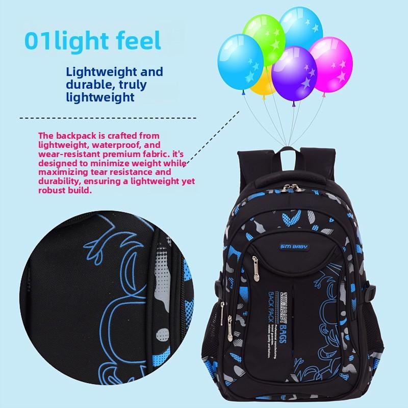 Sesam Baby Großer Schulrucksack Jungen Mädchen Mit Atmungsaktivem Nylon