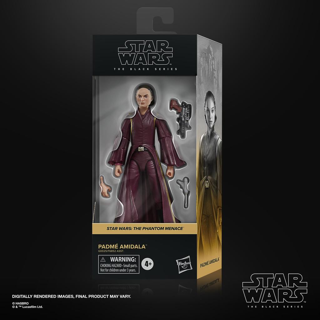 Hasbro Star Wars STAR WARS Black Series Star The Phantom Menace Collection 15 cm Action For ages 4 and up G0025 Genuine Product Padmé Amidala, Wars