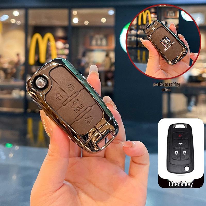 Folding Metal Key Case for Buick Excelle, Yue Lang 10-20 models