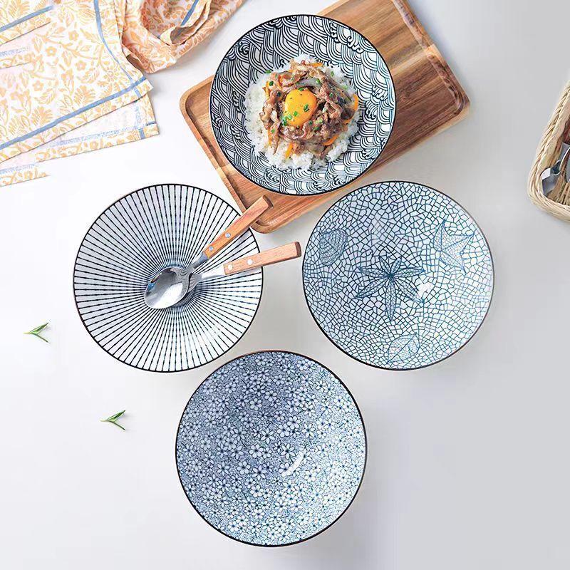 Japanese Ceramic Ramen Bowl