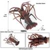 Marine Animal Simulation Model Figures: Shark, Dolphin, Hammerhead, Crab, Squid, Starfish for Kids' Education