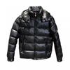 Unisex Winter Puffer Jacket Windproof Warm Hooded Coat Solid Color Street Style Youth S-XXL