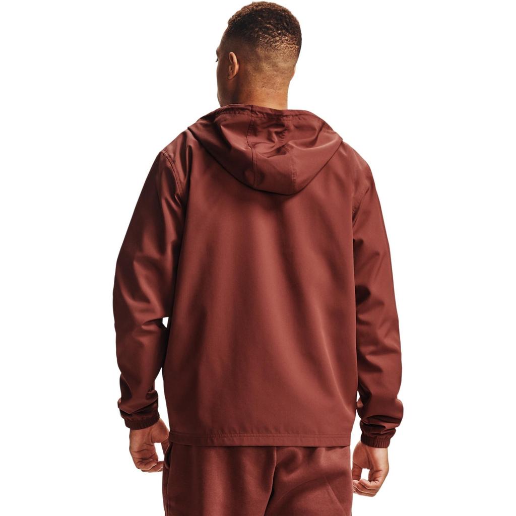 Under Armour Kurtka z kapturem na zamek Color Block Outdoor Męska Kurtka Głęboki Czerwień 1329297-688