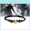 Handcrafted Wukong Themed Colorful Handwoven Bracelet With Traditional Eastern Aesthetics For Couples Gift