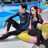 Korean 2020 Diving Suit Set: Sun-Protected Slimming Swimwear for Couples - Long Sleeve for Men & Women