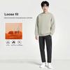 Li-Ning Comfortable Round Neck Long Sleeve Sweatpants Commuter Hoodie Set Men sets AWDTB37-9+AKLUA75-5