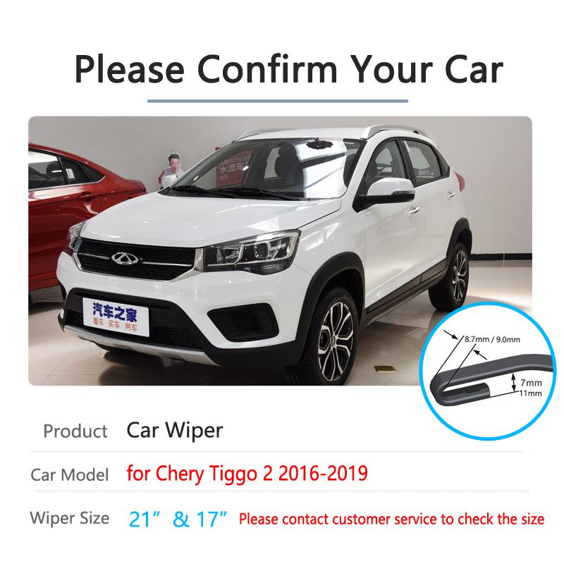 for Chery Tiggo 2 2016~ 2017 2018 Tiggo 3x MVM X22 DR3 Front Windscreen Windshield Wipers Car Wiper Blade Car Accessories