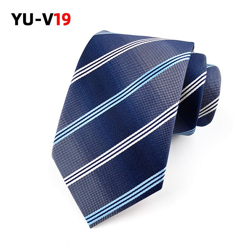 

Деловой полосатый галстук мужской костюм галстук