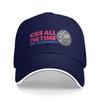 Kiss All The Time Disco Occasionally Harrys Baseball Caps Hip Hop Styles Sandwich Hat Unisex Style Adjustable Caps Hat Outdoor