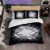 F1 Pattern Microfiber 3Pcs Bedding Set Decor Duvet Cover Set For Bedroom Home Use