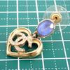 [Pre-owned] CHANEL Coco Mark Rhinestone Earrings (single) / J19-40