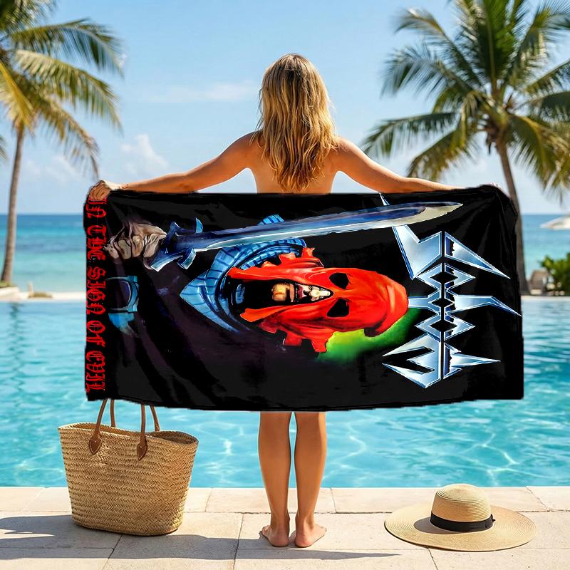 Sodom Band Fashion Beach Towel: Ideal for Summer Adventures Soft, absorbent and quick drying suitable for swimming and bathing