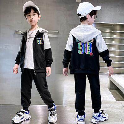 Ragazzi Primavera Autunno Cappotto + Pantaloni Bambini Abiti 2 Pezzi Set Cotone Moda Cotone Tute Sportive Bambini Abbigliamento