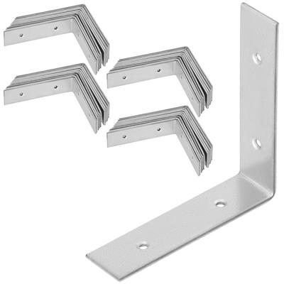 Kotarbau® Zimmermannswinkel Bauverbinder Edelstahl Verzinkt 80 x 80 x 20 mm Set mit 50 Stück