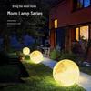 UOSU Solar Powered Moon Ball Garden Light