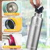 Aspirator de apă termo din oțel inoxidabil Două tipuri de căldură directă la rece Compatibil cu scurgeri Ușor de manevrat O sticlă de exercițiu cu apă [ASAKA], 750 ml,