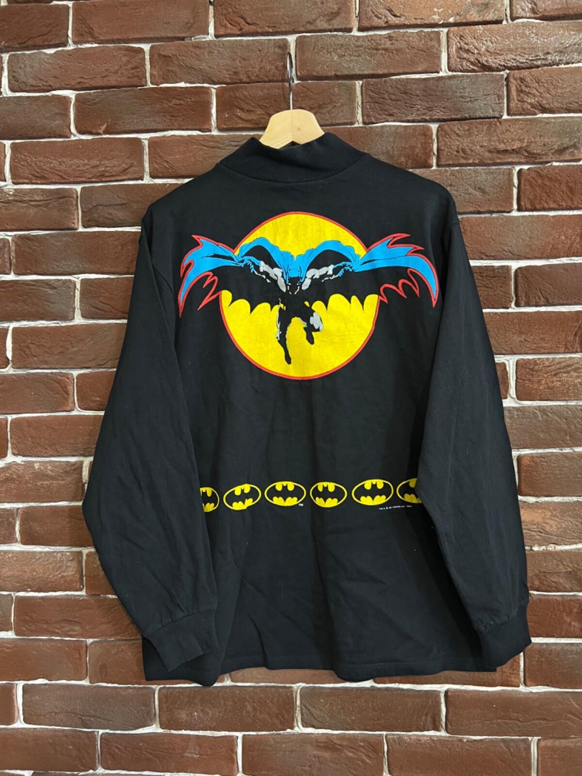 Vintage 1989 Batman License Movie Tee Black L Rare Marvel Unisex T-Shirt XXL